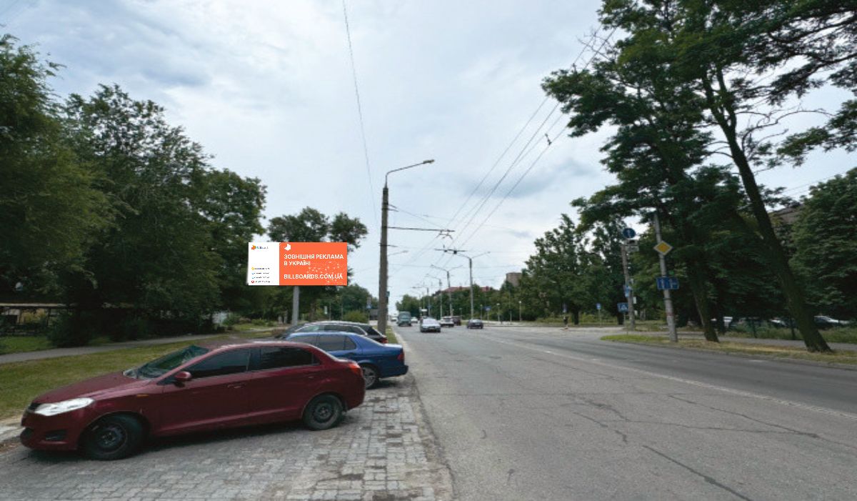 Billboard Zaporizhzhya,  st.Nezaleznoj Ukraini, navproti bud.63,pl.Profspilok