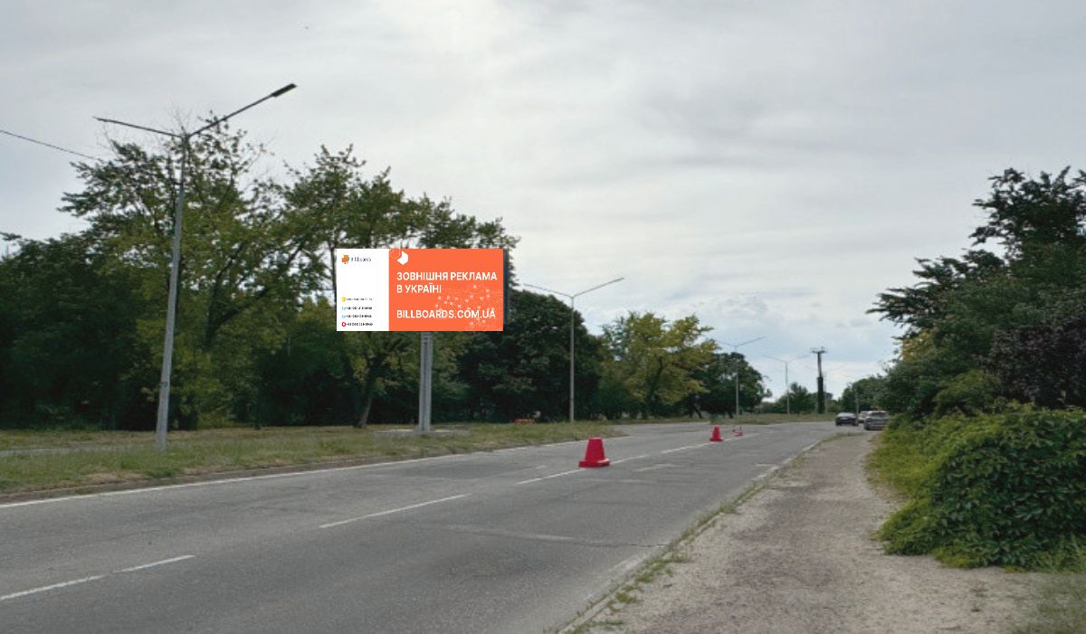 Билборд Запорожье,  Тиражна,пров.Суспільний, вїзд в місто