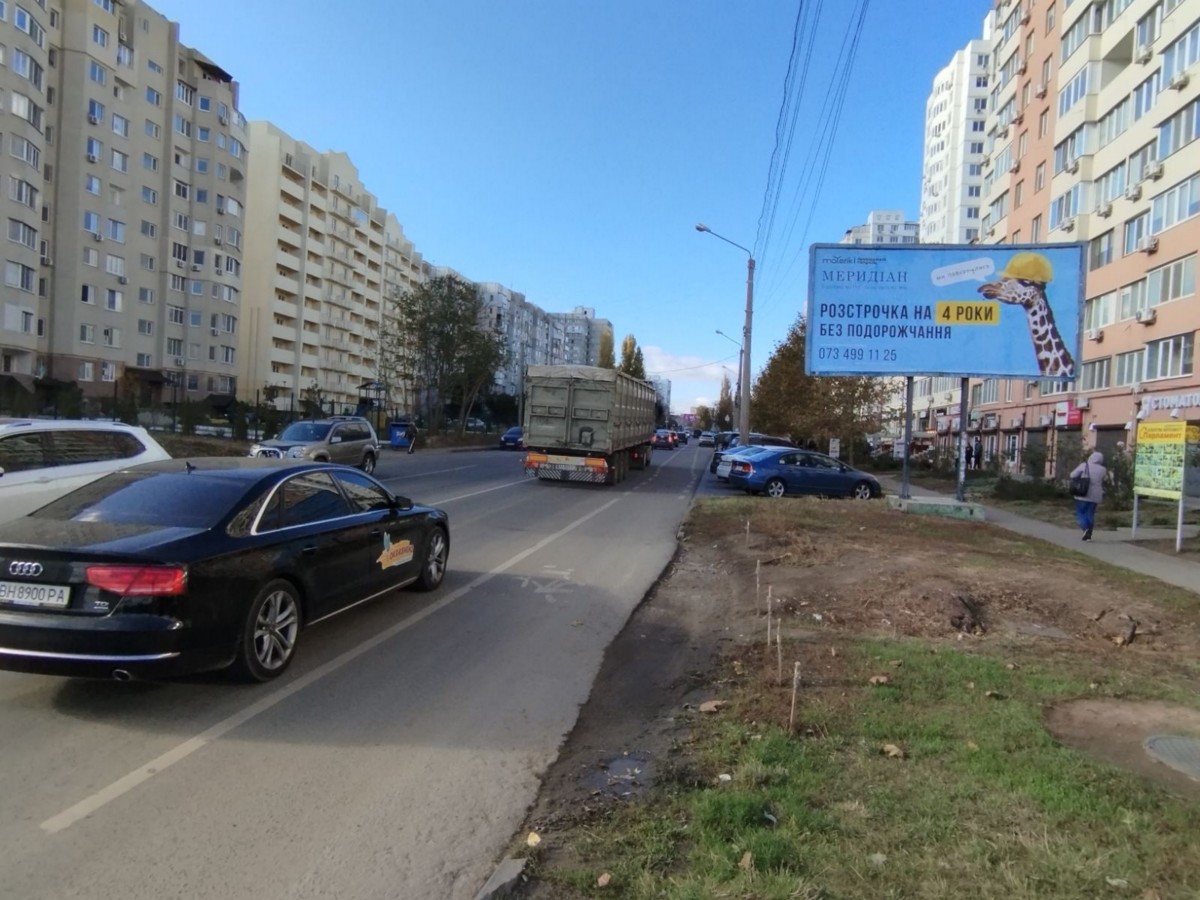 Билборд Одесса,  Владислава Бувалкіна вул. (Генерала Бочарова)- Сахарова