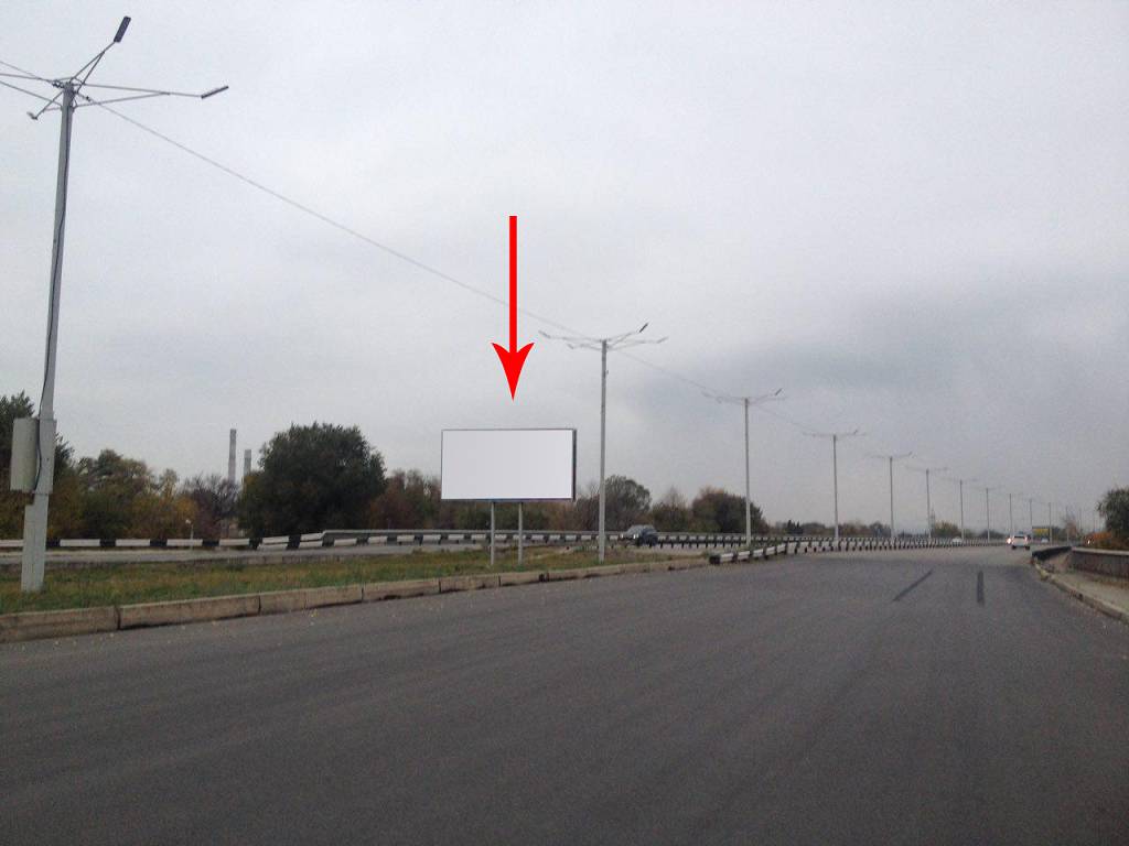 Billboard Dniprodzerzhinsk,  mostovij perehid cerez r. Dnipro (na rozdilovij smuzi)(10), na livij bereg
