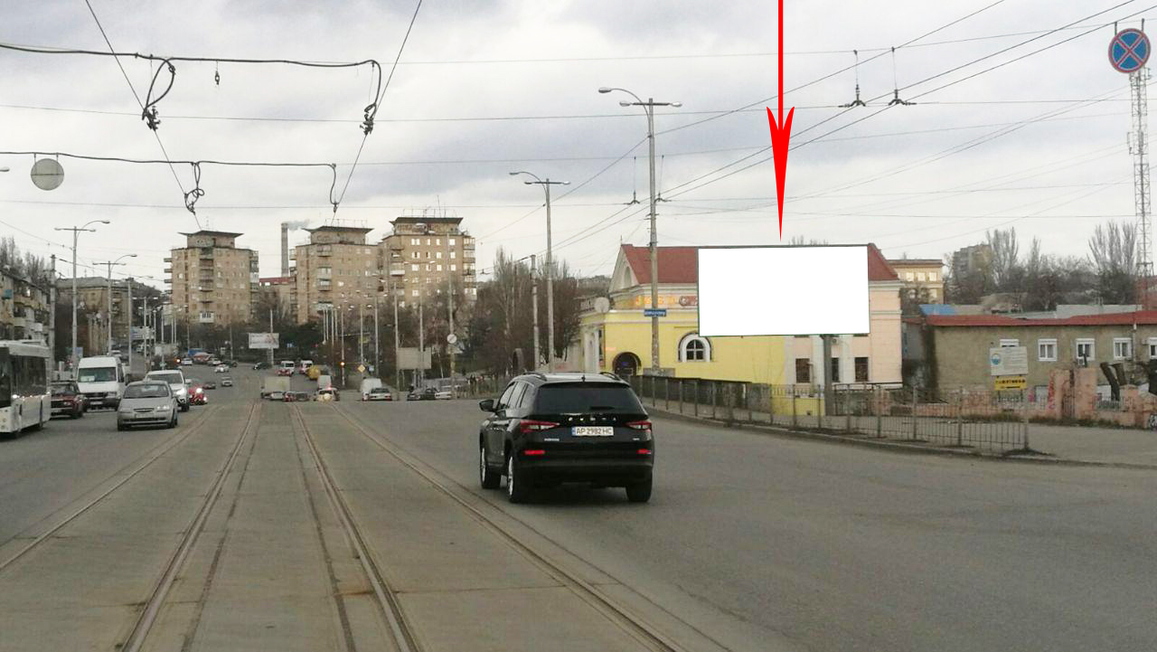 Billboard Zaporizhzhya,  Sobornij prosp., bila mostu cerez r. Mokra Moskovka