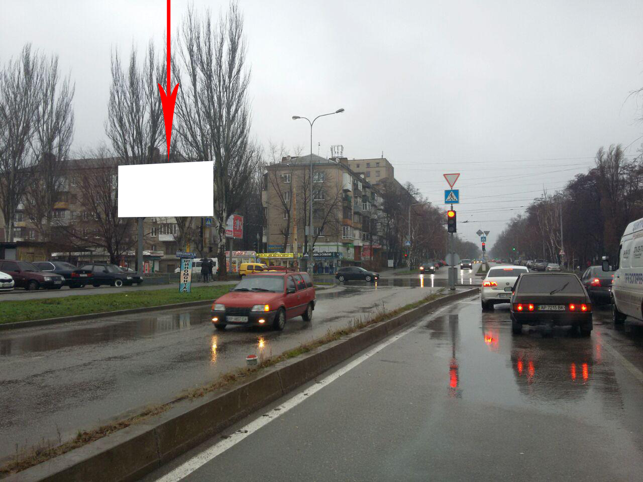 Билборд Запорожье,  Перемоги вул., 62 - В'ячеслава Зайцева (Лермонтова) вул.
