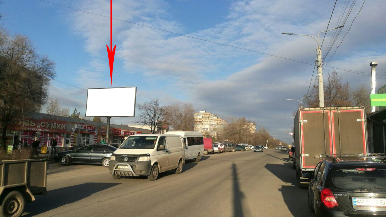 Billboard Zaporizhzhya,  Carivna st. - Citrusova st.