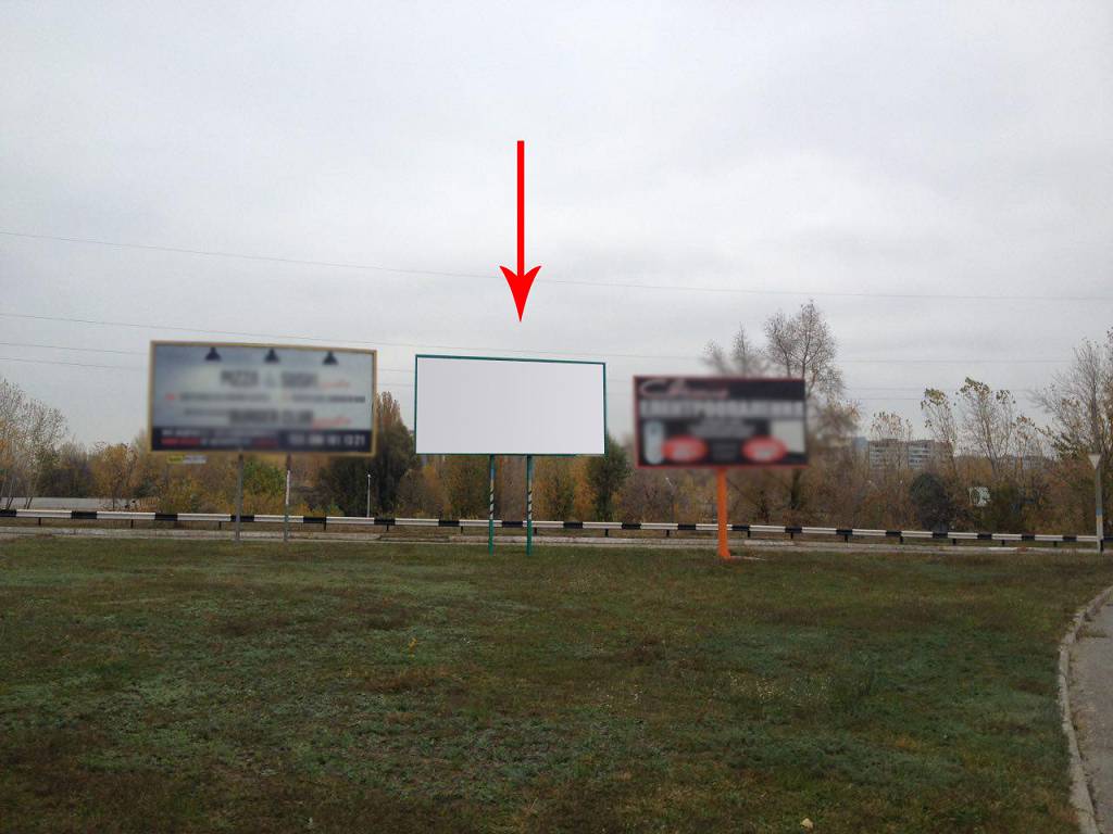 Billboard Dniprodzerzhinsk,  Livobereznij mist (z'izd z mosta)