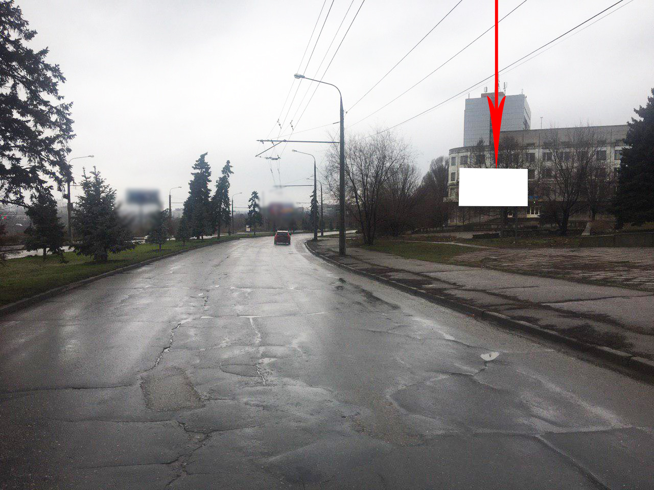 Billboard Zaporizhzhya,  Peremogi st., bila BK Titan