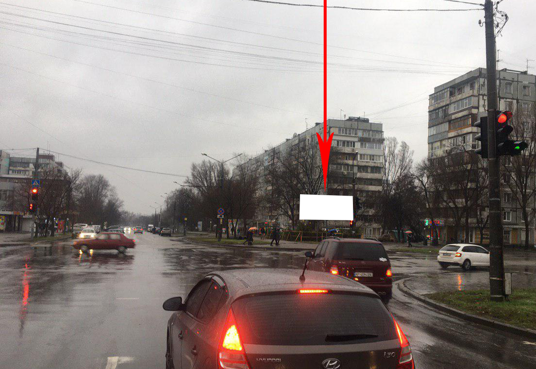 Billboard Zaporizhzhya,  Skil'na st. - Fortecna st.