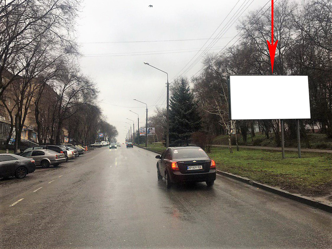Billboard Zaporizhzhya,  Nezaleznoi Ukraini st. - Gagarina st.