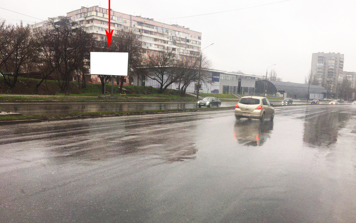 Билборд Запорожье,  Прибережна автомагістраль - Глісерна вул.