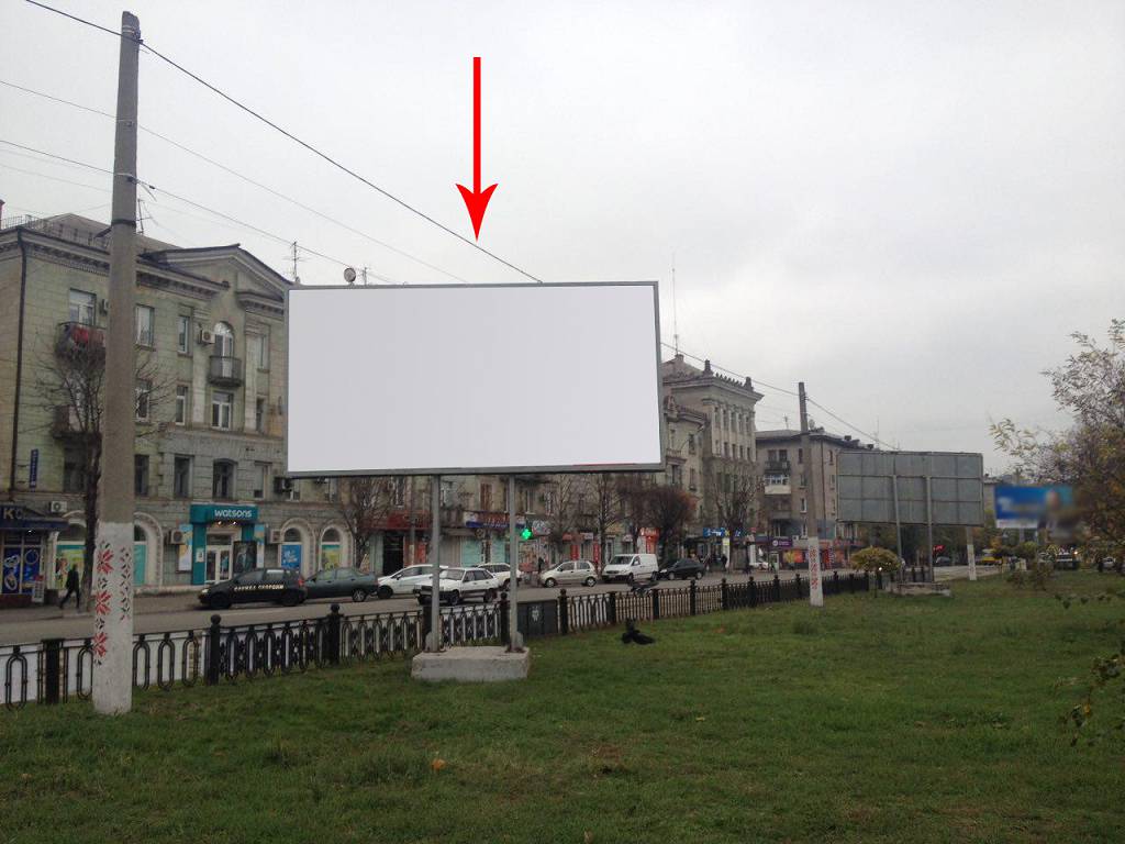 Билборд Каменское (Днепродзержинск),  просп. Свободи, навпроти буд. №53