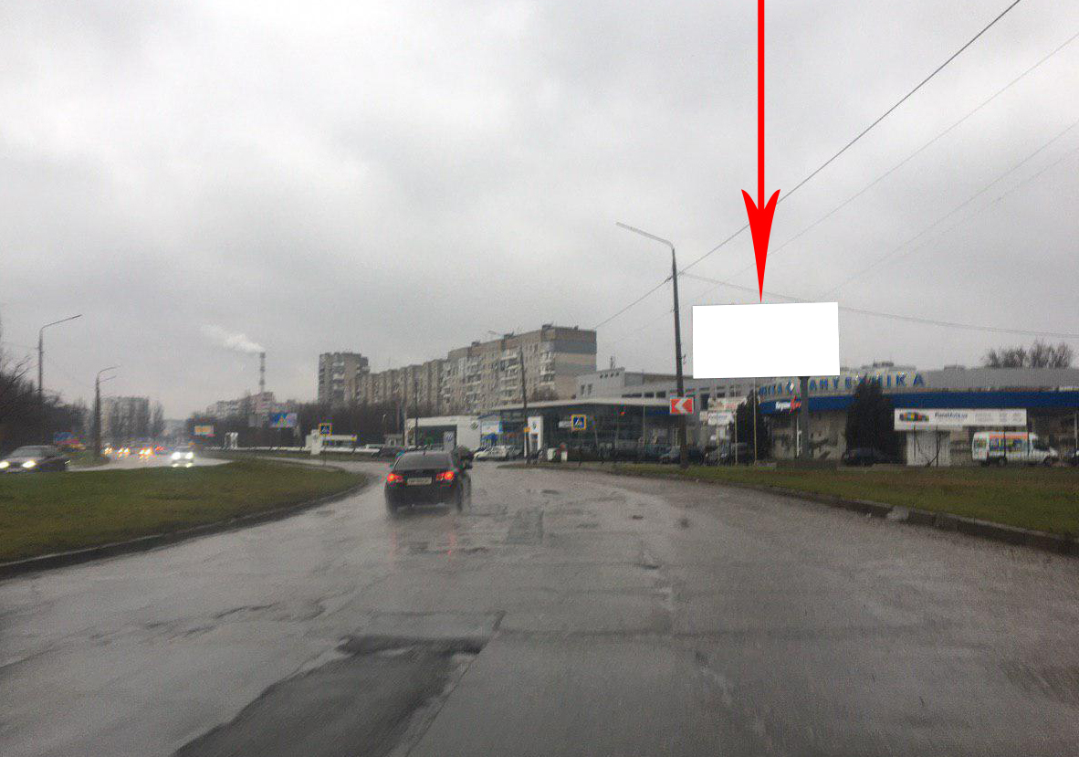 Billboard Zaporizhzhya,  Priberezna avtomagistral' - Troic'ka st.