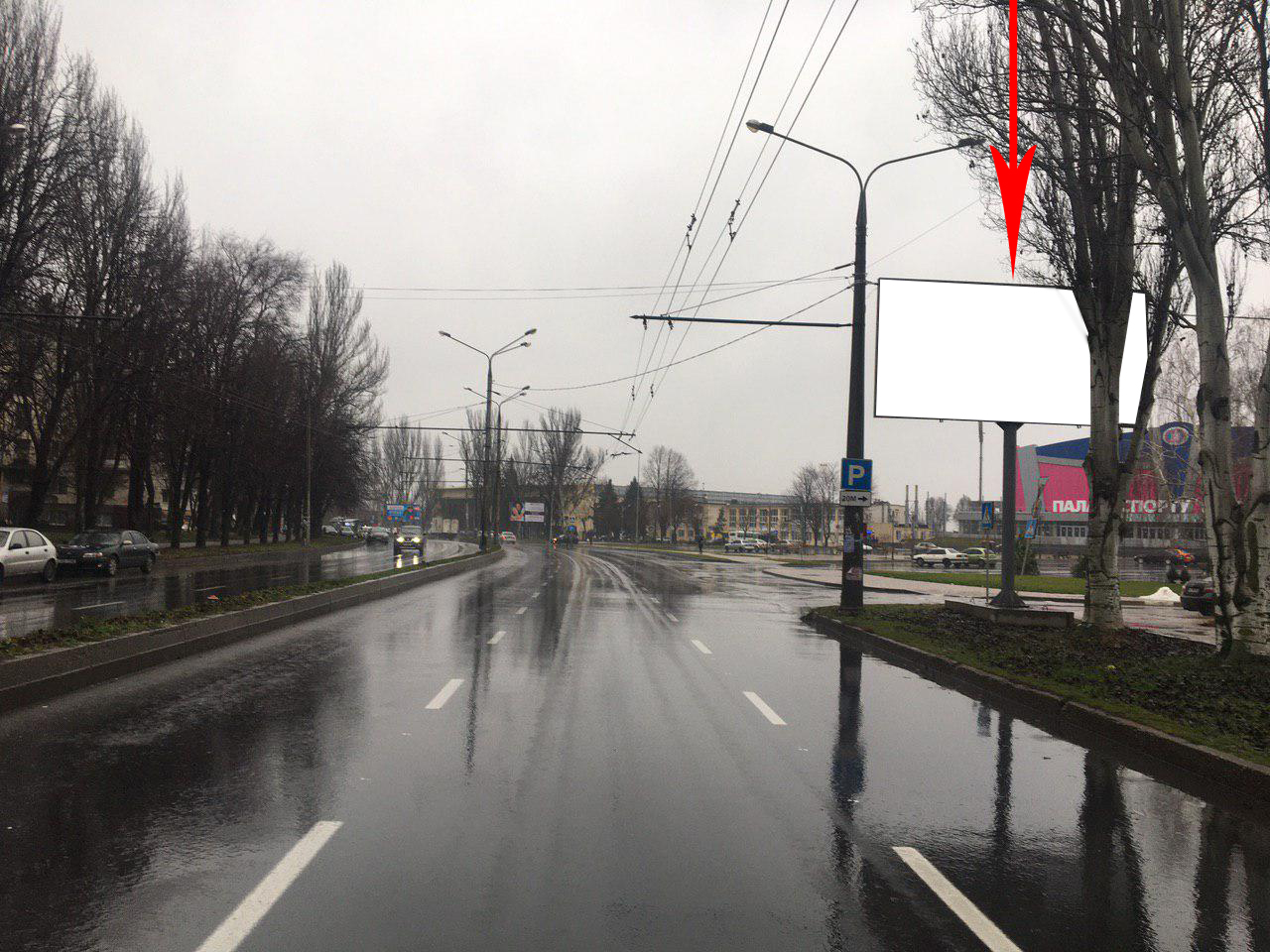 Билборд Запорожье,  Перемоги вул., на площі біля ПС Юність