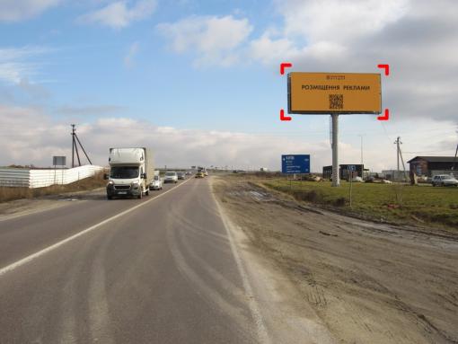 Видеоборд Львів траси,  Західний обхід м.Львова, км 15+50 м (біля ТЦ "Кінг Кросс"), розмір 5 х 12 м, екран