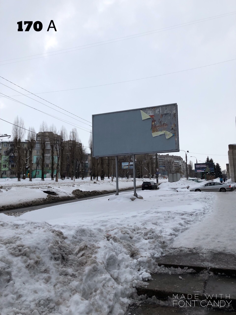 Billboard Dniprodzerzhinsk,  m.Kam'ans'ke, Zavods'kij rajon, prosp.V.Stusa, navproti bud. No2B
