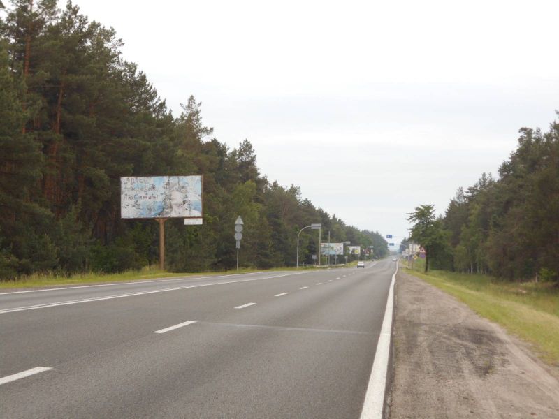 Billboard Kozin,  Konca-Zaspa, trasa R-01, km 34+250 livo, cerez 450m pila povorotu na s. Rudiki