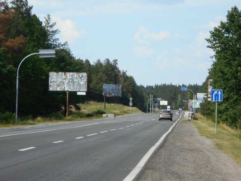 Billboard Kozin,  Konca-Zaspa, trasa R-01, km 34+750 pravo, povorot na s. Pluti