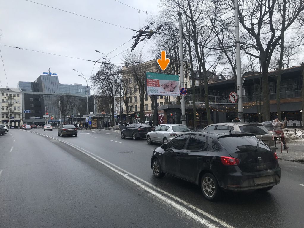 Билборд Харьков,  просп. Незалежності (просп. Правди) 10б (до Сумської вул.) (А)