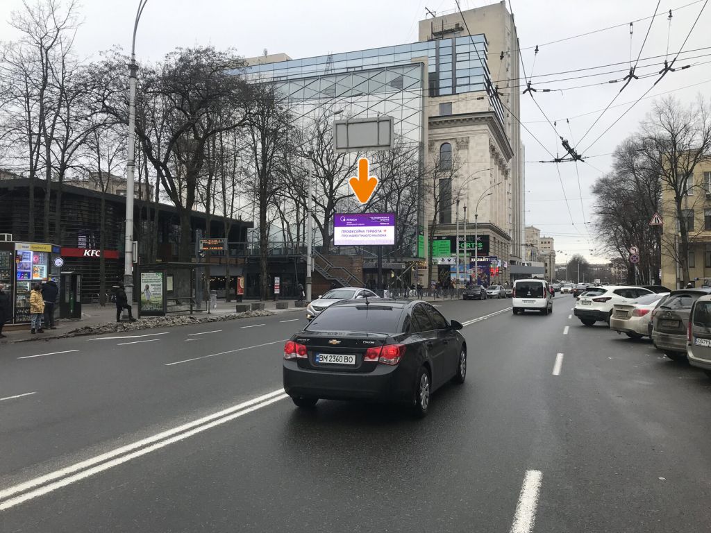 Видеоборд Харьков,  просп. Незалежності (просп. Правди), 10б (до Науки просп. (Леніна просп.)) (Б)