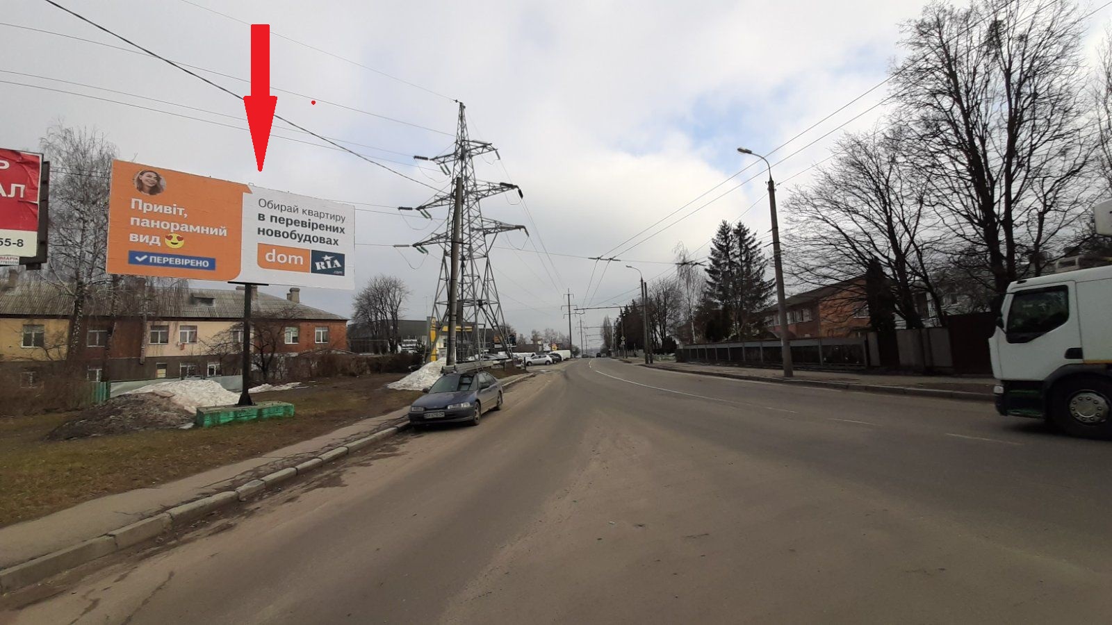 Billboard Khmelnitsky,  st. Kuprina (povorot pered GAI)