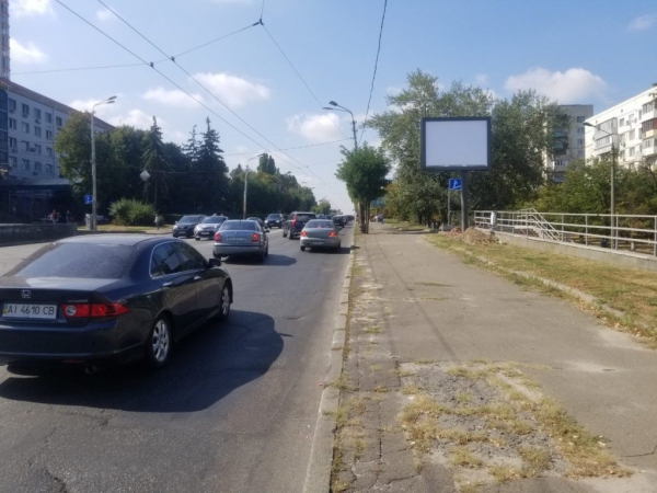 Билборд Киев,  просп. Голосіївський, 120 / вул. Героїв Оборони, в напр. Одеської пл.