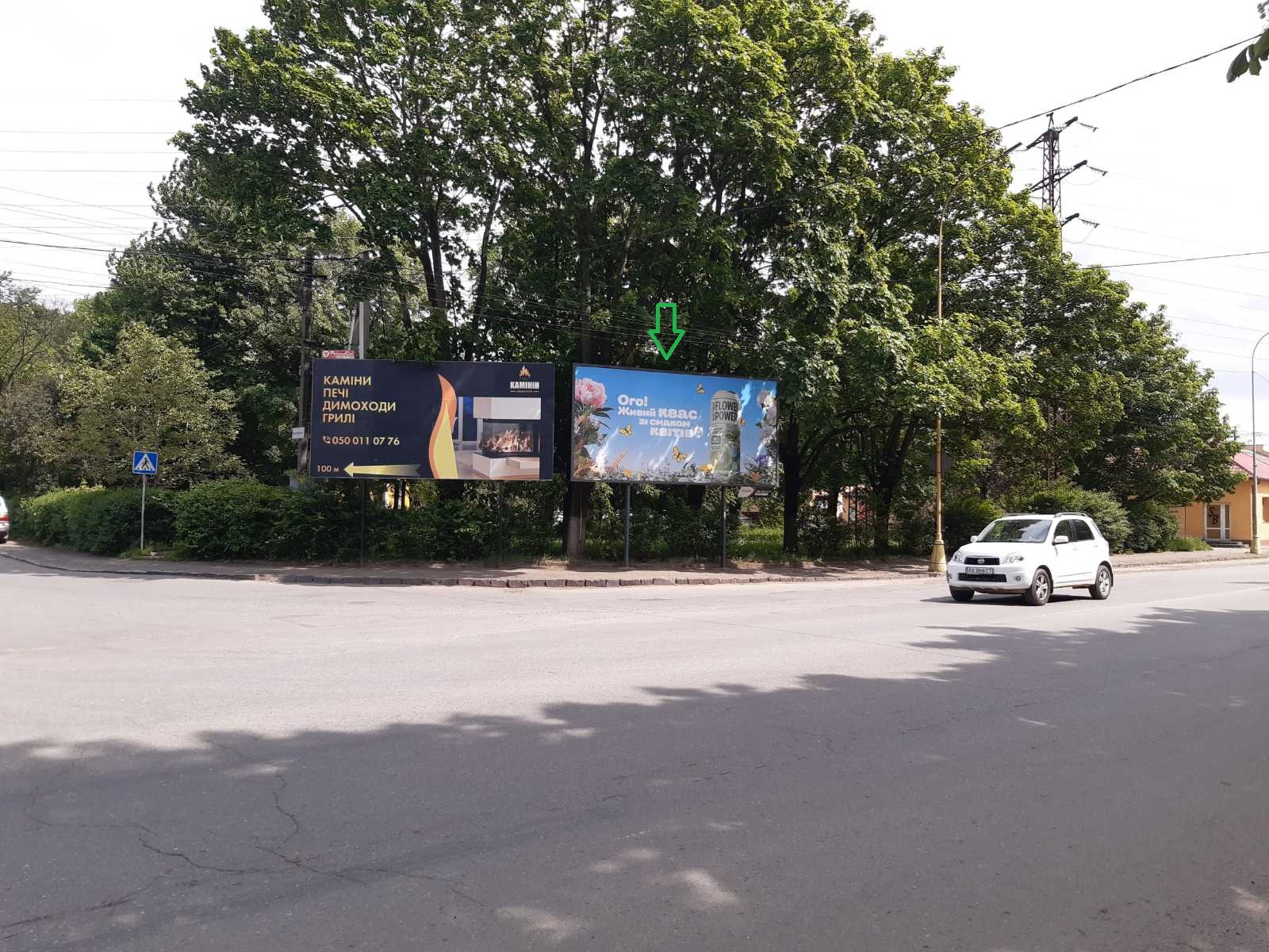 Билборд Ужгород,  м. Ужгород, вул. Карпатської України (Гагаріна) – Проектна