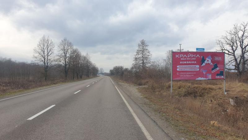 Билборд Тячев,  м.Тячів, в'їзд в місто в сторону м.Ужгород, Мукачево, Хуст