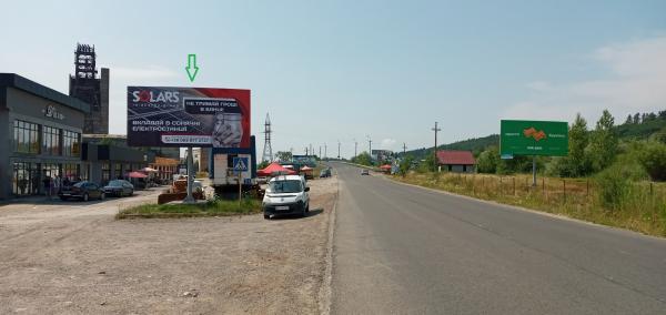 Білборд, бігборд (борд)  Тячів,  смт.Солотвино,вул.Спортивна, ринок  в сторону м.Мукачево