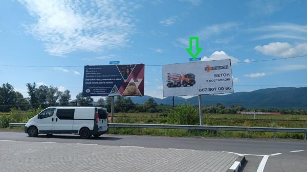 Билборд Хуст,  м.Хуст обїзна, в сторону м.Тячів, в'їзд в центр міста,трасса Мукачево-Рогатин