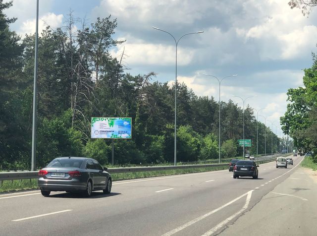 Billboard Vishgorod,  Avtoslah Kiiv-Visgorod (Sadove tovaristvo "Vinogradar", Fora, sadovij centr "Pivnicne vinogradarstvo"), 200 m do AZS Wog, v napramku m.Visgorod