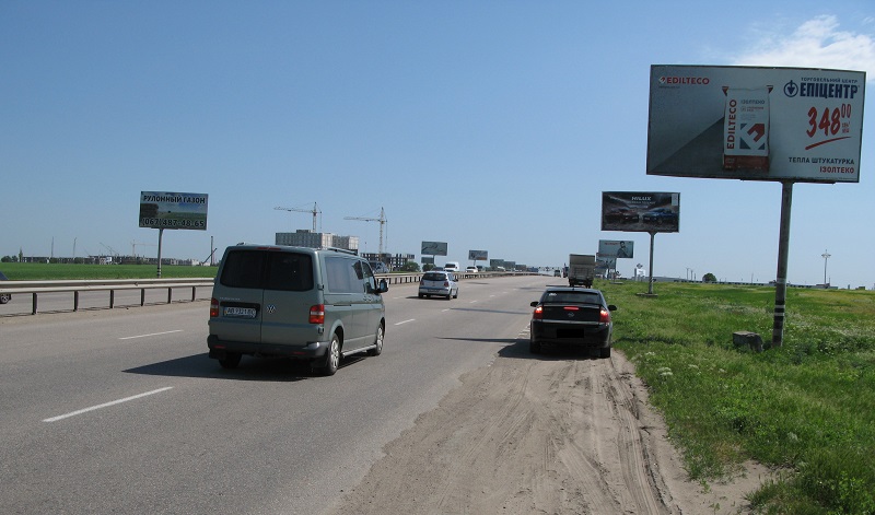 Billboard Odessa,  Ovidiopol's'ka doroga (10+440km) - vid rozv'azki na Ovidiopol' k 7km, Epicentru, v misto