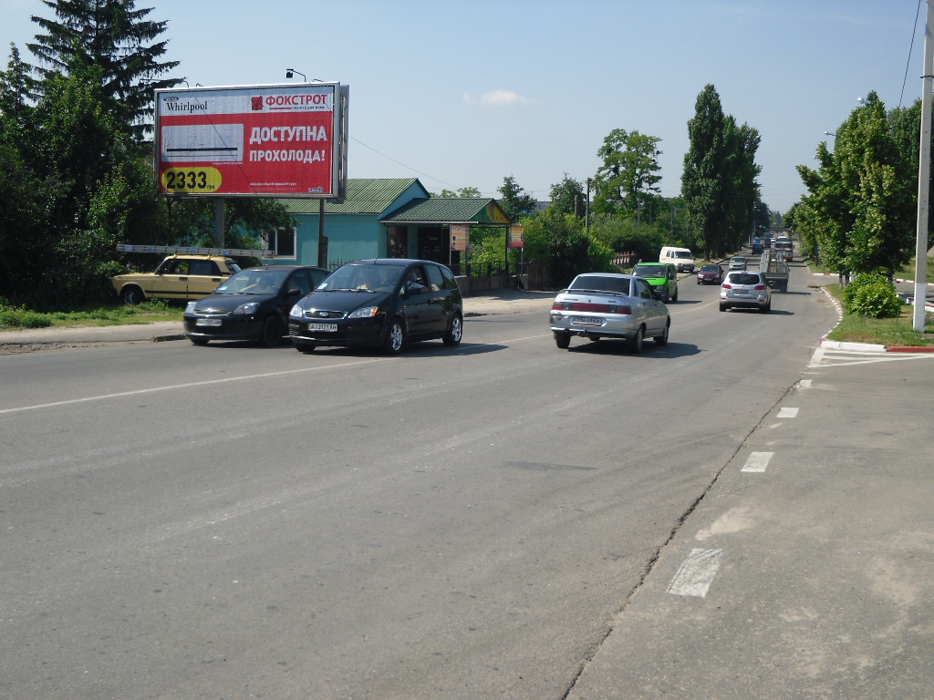 Билборд Белая Церковь,  Вул. Київська напроти АЗС "Лукойл" (в'їзд в місто)