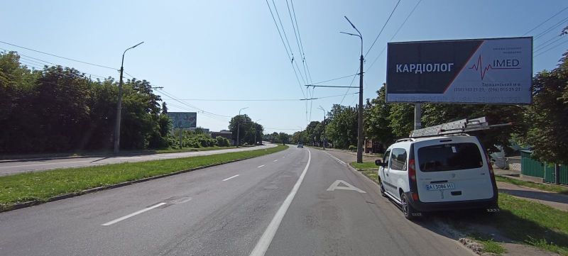 Билборд Белая Церковь,  П-т К. Володимира, зупинка "Надрічна"  (з центру)