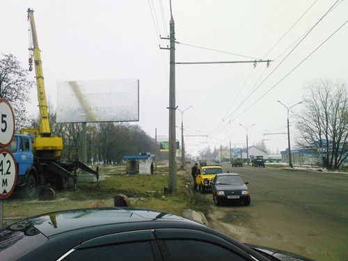 Билборд Белая Церковь,  Вул. Леваневського біля зупинки з-ду "ГТВ"
