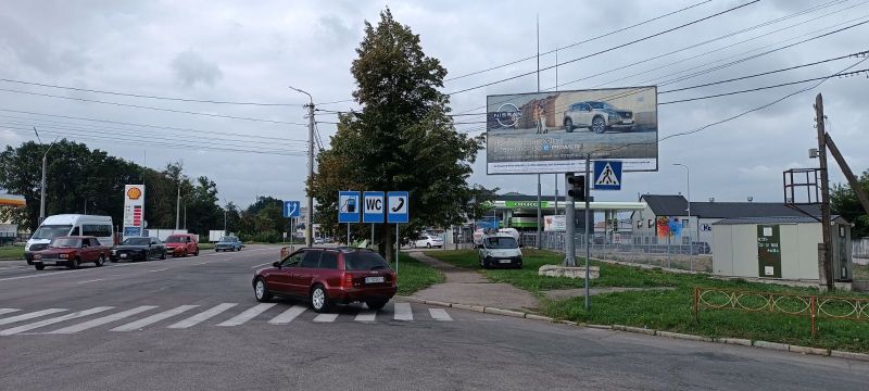 Билборд Белая Церковь,  вул. Київська, в районі перехрестя з вул. Сухоярською (з боку території ТОВ "Гнейс")