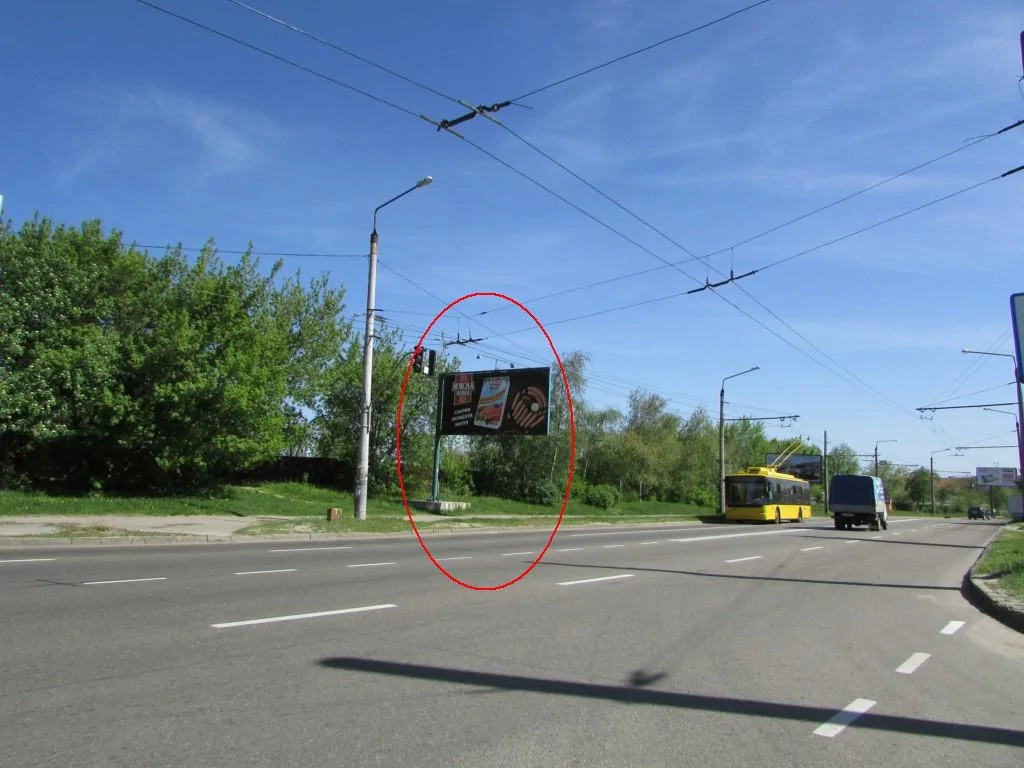 Билборд Полтава,  В.Тирнівськавул. - Юрія Тимошенка ("Тарапуньки") вул. (Примакова)