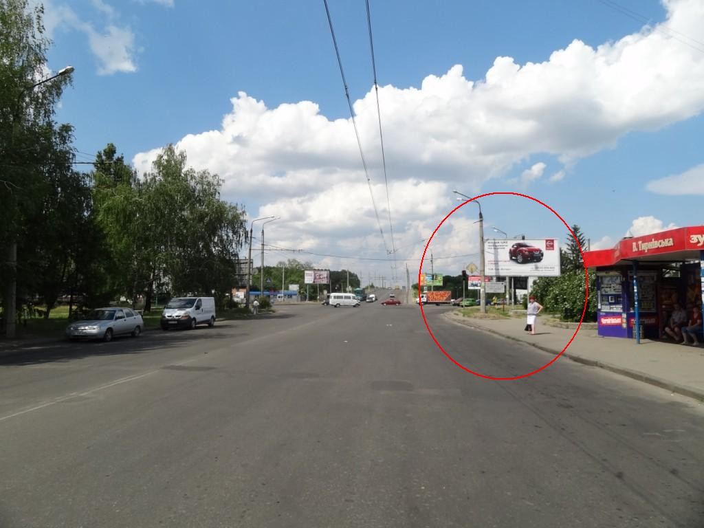 Billboard Poltava,  V.Tirnivs'ka st. - Polovka st.