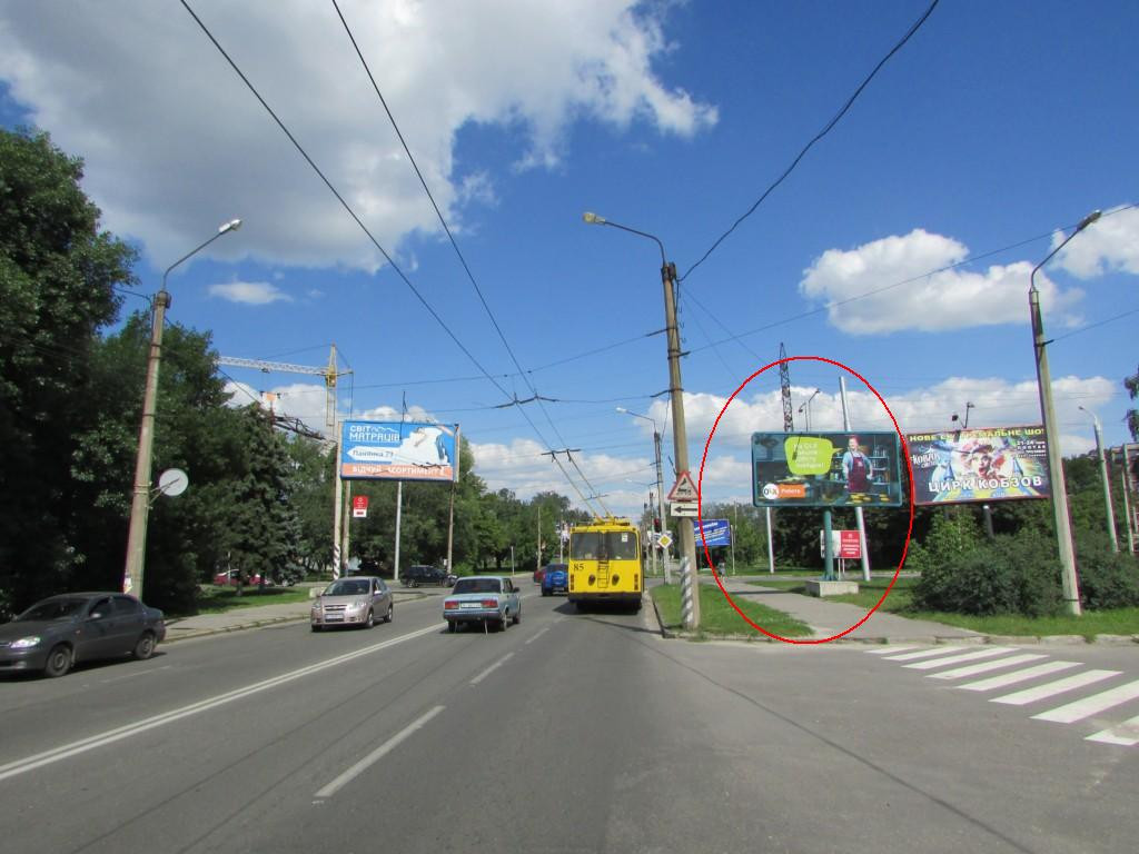 Билборд Полтава,  Миру вул. та Панянка вул. (на перехр.)