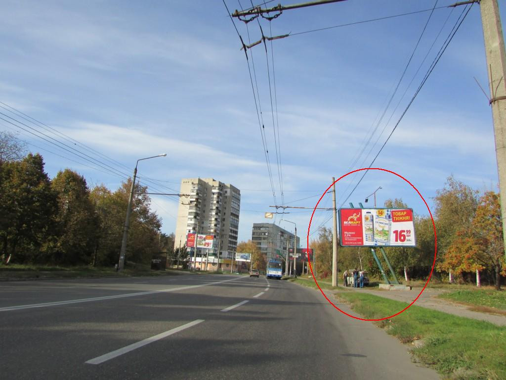 Billboard Poltava,  V.Tirnivs'ka st.(zup. "Biblioteka")
