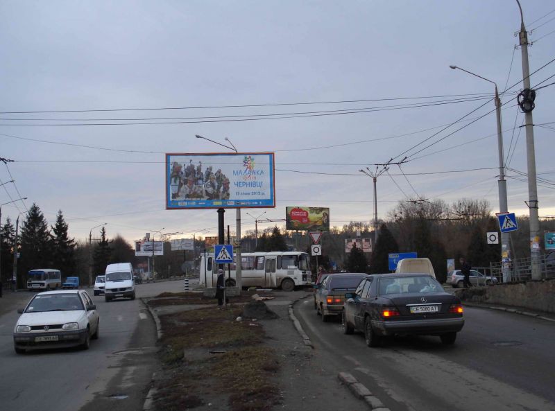 Billboard Chernivtsi,  st.Hotins'ka-Galic'kij slah-Gagarina (Kil'ce)