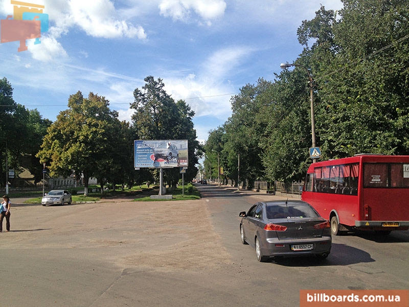Билборд Нежин,  Нежин, ул. Шевченко на перекерестке с ул 8 Марта со стороны парка им Шевченка
