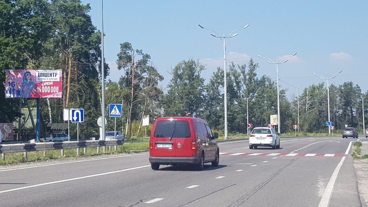 Billboard Vishgorod,  Vysgorod,naprotiv AZS VOG,vyezd s Bogatyrskoj za 170 m. do R-02 (B)
