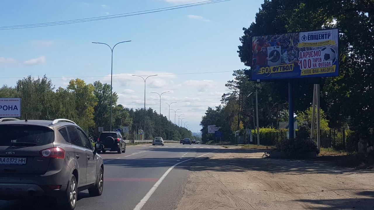 Billboard Vishgorod,  g.Vysgorod,na rasstoanii 170 m, ot R-02,