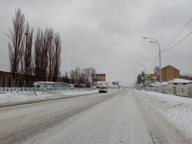 Billboard Vishgorod,  Naberezna, 150m do "Sil'po" napramok u Kiiv