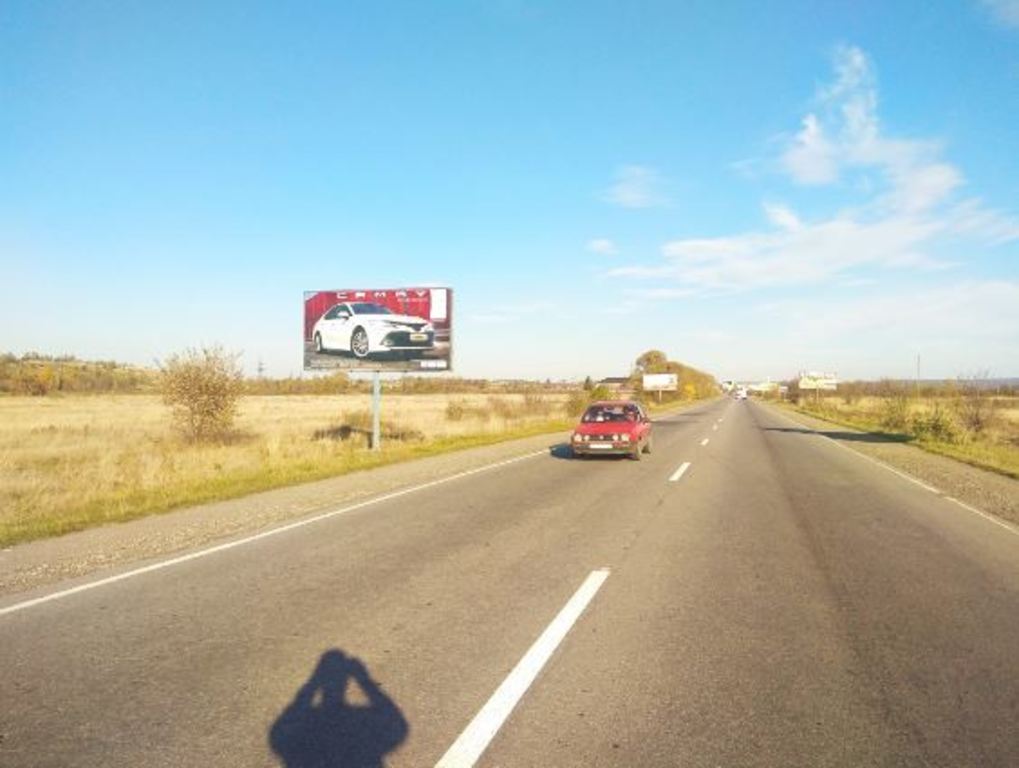 Билборд Ивано-Франковск трасы,  Н10 м.Калуш (вїзд зі сторони Долини лівий) ст.Б