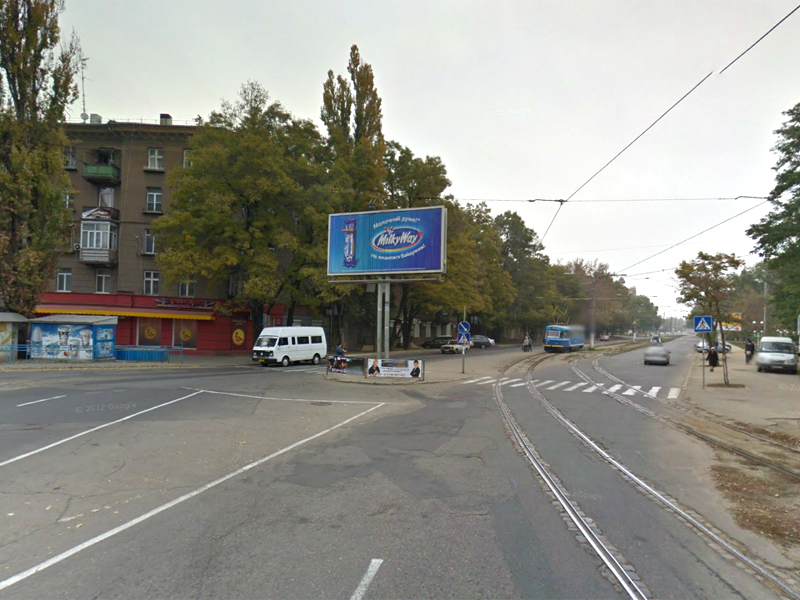 Призма Одесса,  Лесі Українки просп. (Гагаріна просп.) - пл.Среднефонтанская с площади (ПРИЗМА)