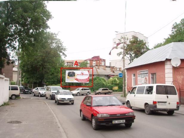 Billboard Ternopil,  st. Tatars'ka - st. Gliboka, za "gorbatim mostom"