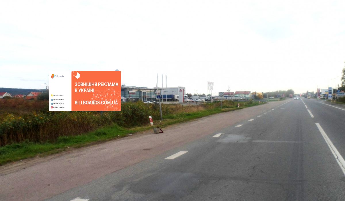 Билборд Ужгород,  вул.Об'їзна, біля салону Mitsubishi