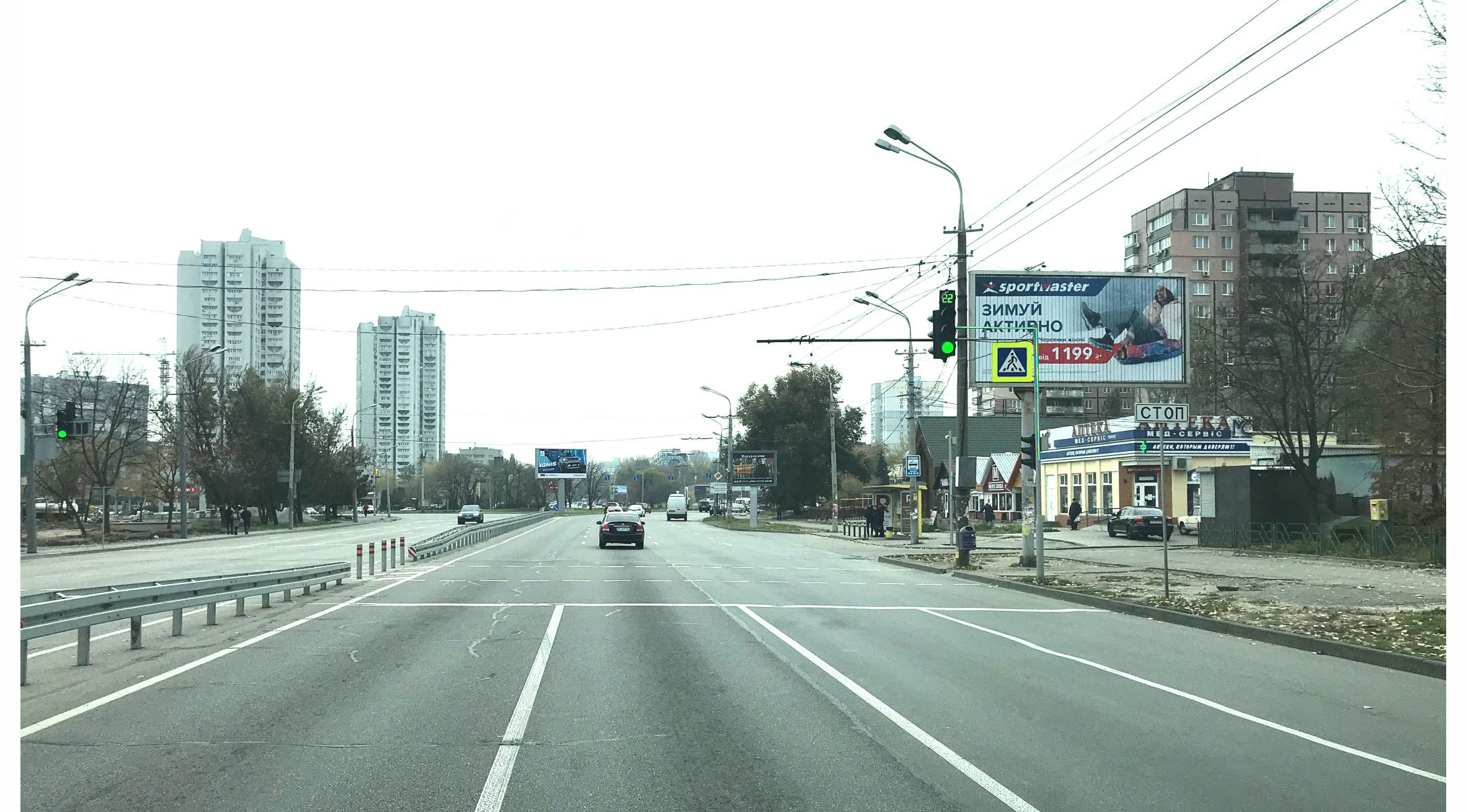 Prismatron, prism Dnipropetrovsk,  Nabereznaa Pobedy st., 100 - Pobedy pl., iz centra