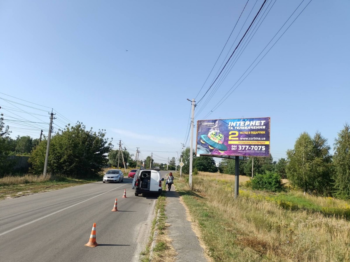Билборд Чайки,  с. Чайки, вул. Валентини Чайки, між вул. Теліги на Вишні