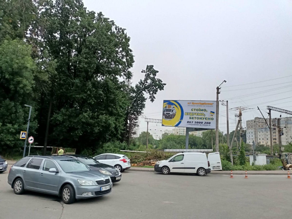 Билборд Вишневое,  м. Вишневе, вул.Леси Украинки 2 (жд переїзд)