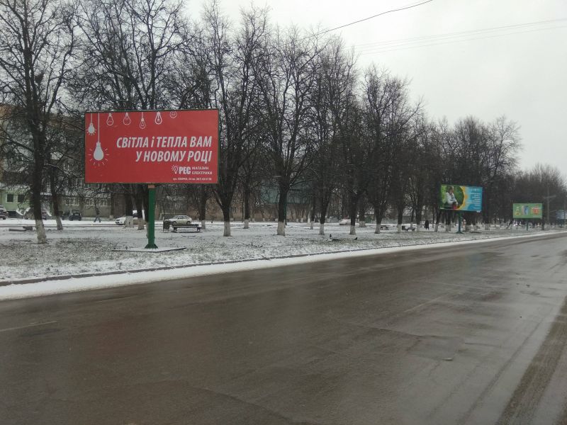 Билборд Каменец-Подольский,  пр. Грушевського - 30 м. після вул. Пушкінська (на Хмельницький)